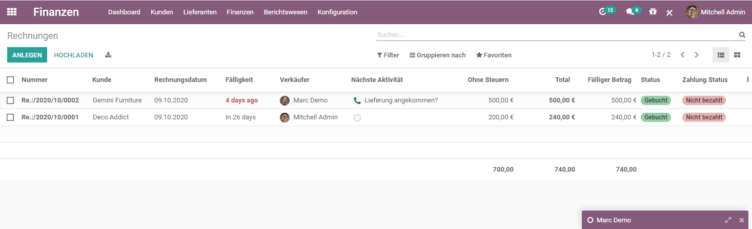 Odoo Integrated Map View