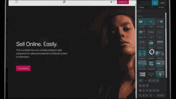 Odoo • Text und Bild