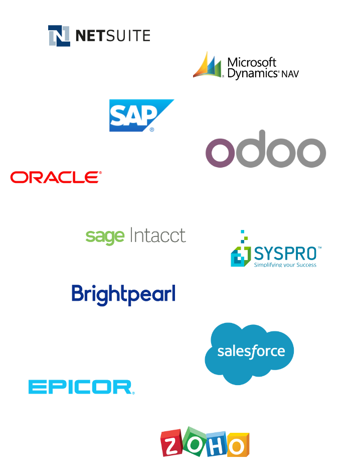 Different ERP Software brands