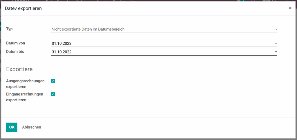 dp Datev Export